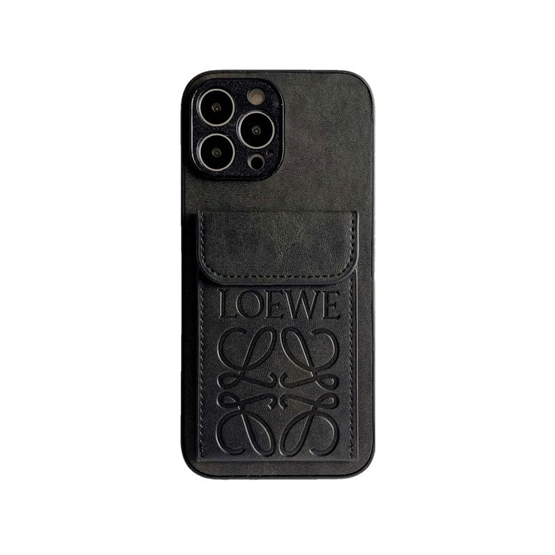 LOEWE iPhone tok kártyatartóval Barna-LZP241448