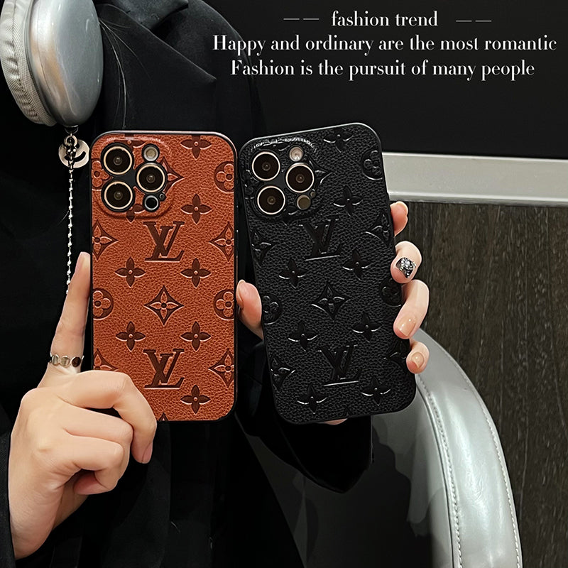 Barevné kožené pouzdro na iPhone Lou