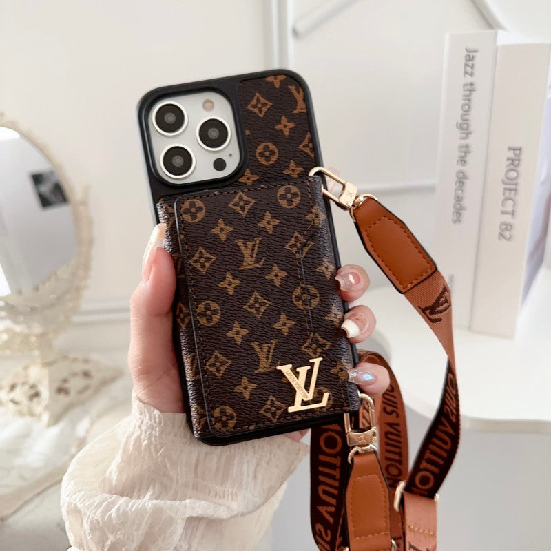 Lou Side Card Bag Crossbody Chain iPhone tok