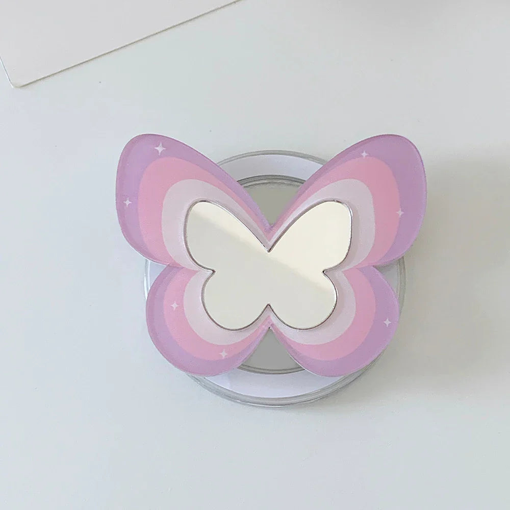 Cute Butterfly Mirror For Magsafe Magnetic Phone Griptok