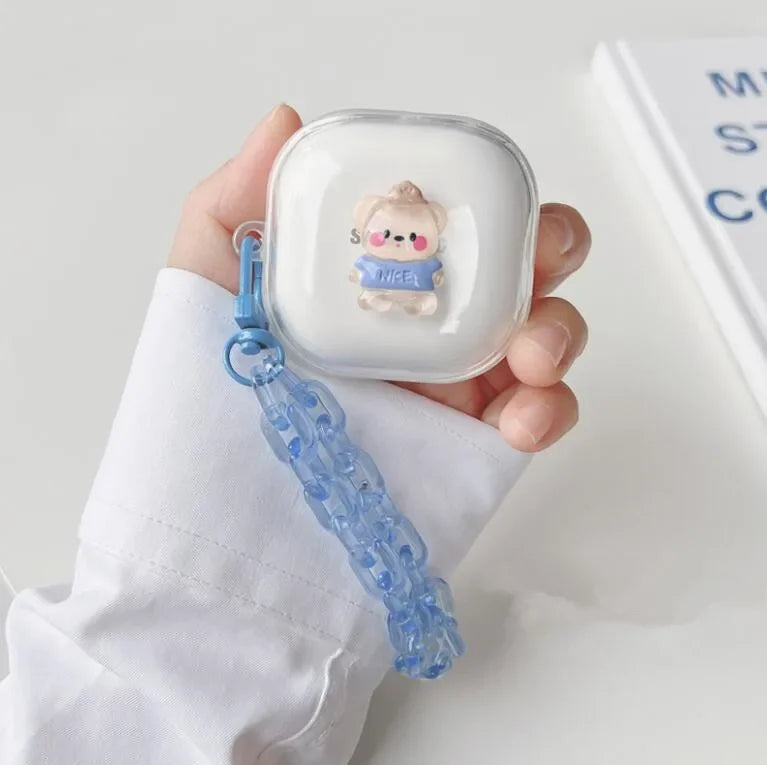 Διαφανές κάλυμμα ακουστικών για θήκη Samsung Galaxy Buds