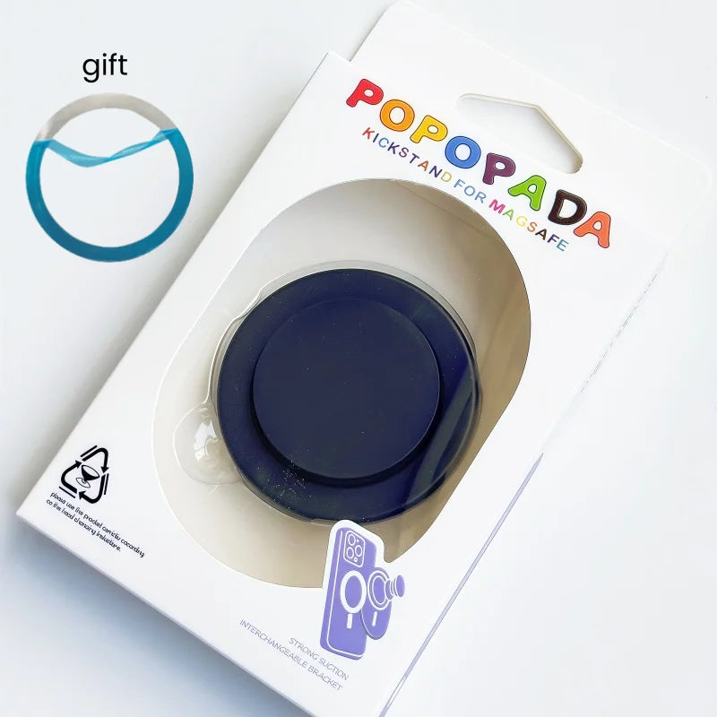 Magnetic Folding Mobile Phone Grip Holder Socket Pocket