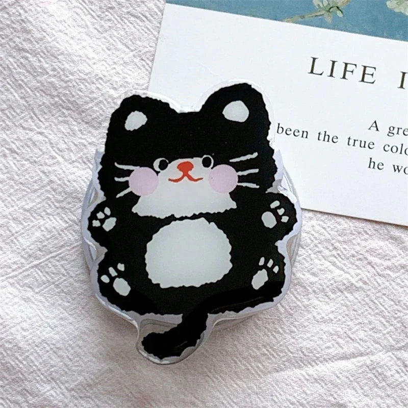 Cute Black Cat For Magsafe Magnetic Phone Griptok Phone Holder Stand