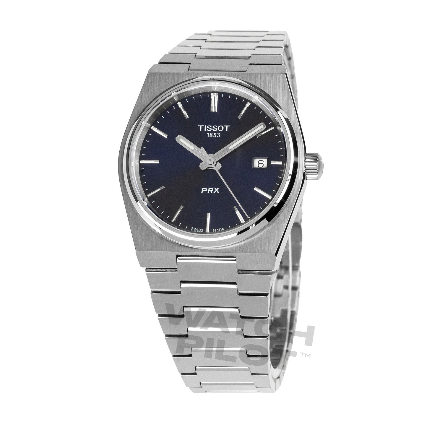 Tissot Prx 35 mm unisex blå ur