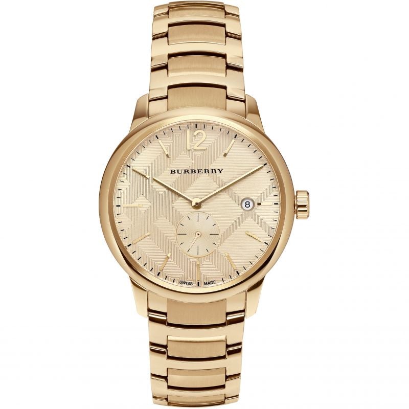 Burberry Herre Det klassiske gule 40 mm guldur