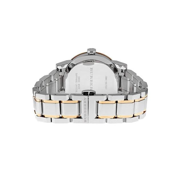 Burberry Ladies Diamonds tofarvet 34 mm ur