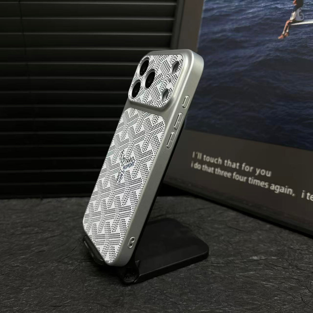 G-Y Stylish Embossed Texture Case for iPhone