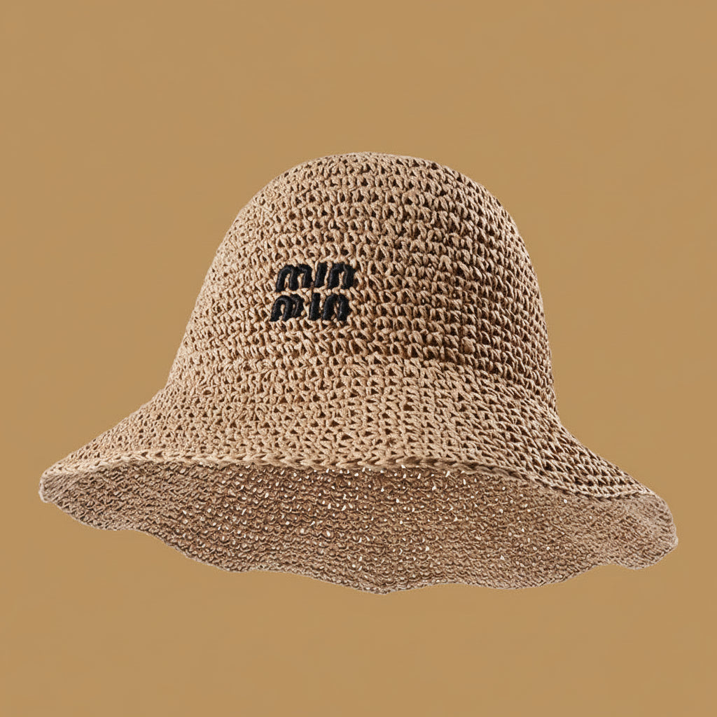 Luksus vevd bøttehatt