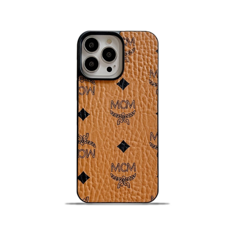 MCM iPhone etui Gul-MCK240603