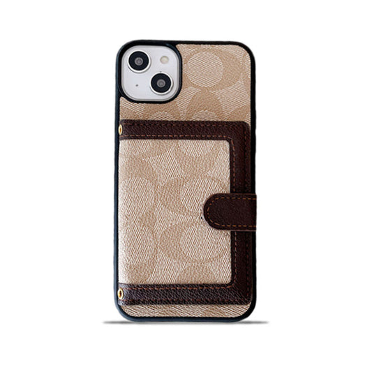 Coach iPhone tok pénztárcával és kereszttartóval, fehér -XK240402