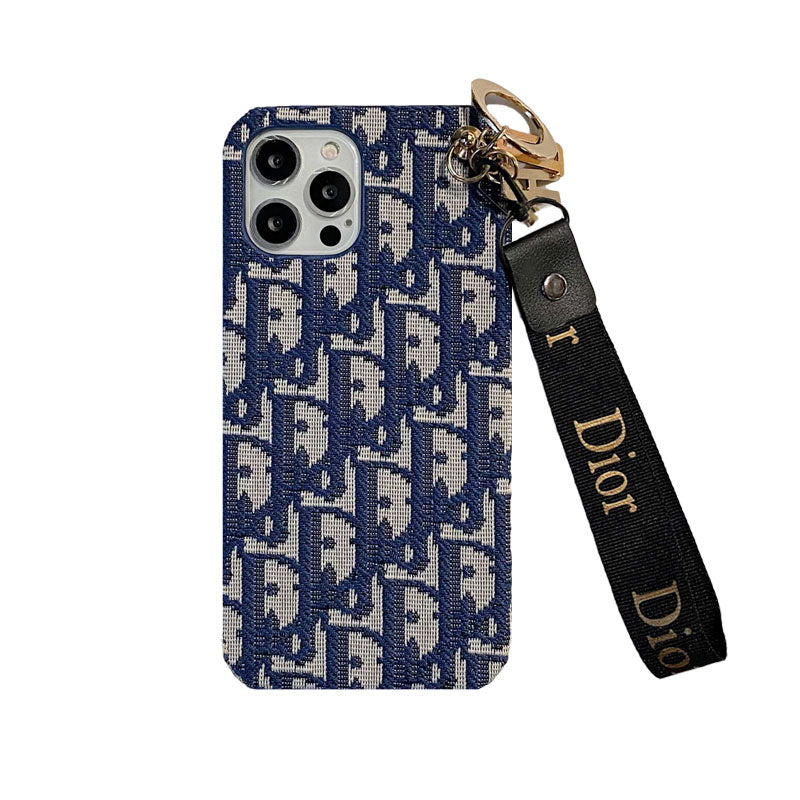 CD iPhone etui med rem Sort-GS240315