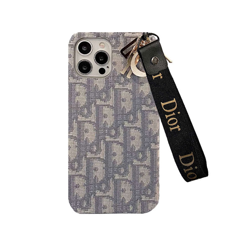 CD iPhone etui med rem Sort-GS240315