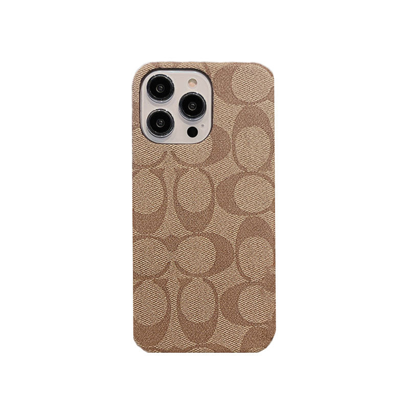 Capa clássica para iPhone Coach Café -JDK241426