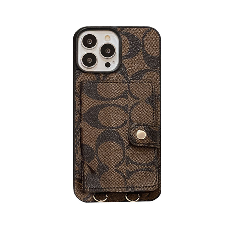 Coach iPhone tok Tárcával és Szíjjal Barna -SZK240402