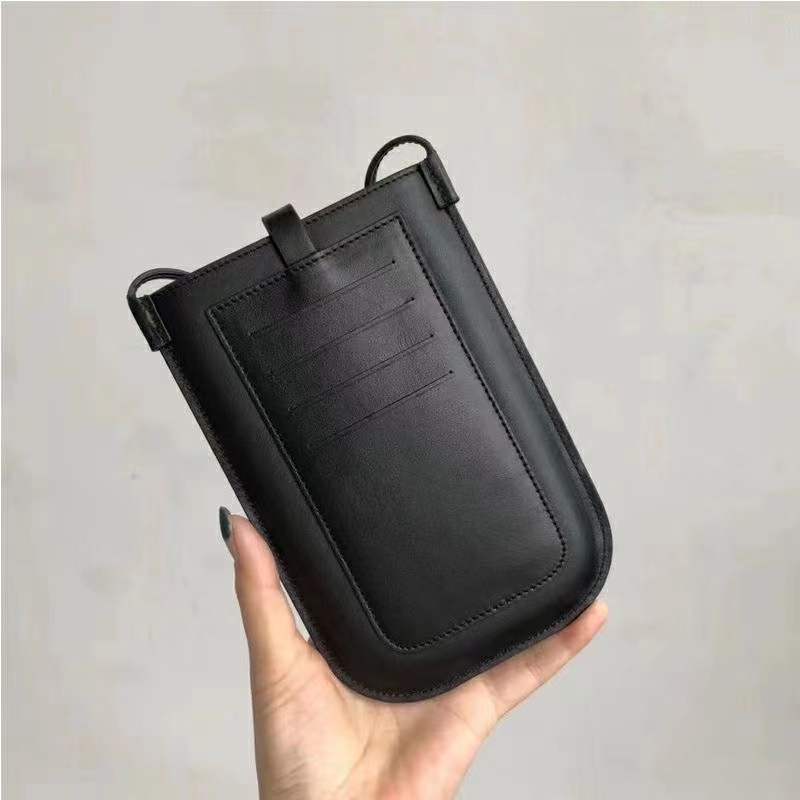 Crossbody nahkainen puhelinlaukku