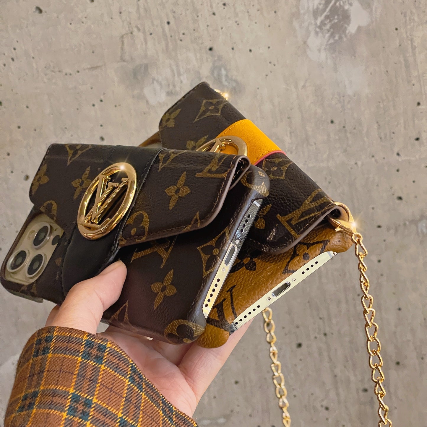 Θήκη για iPhone για κάρτα Lou Gold CrossBody