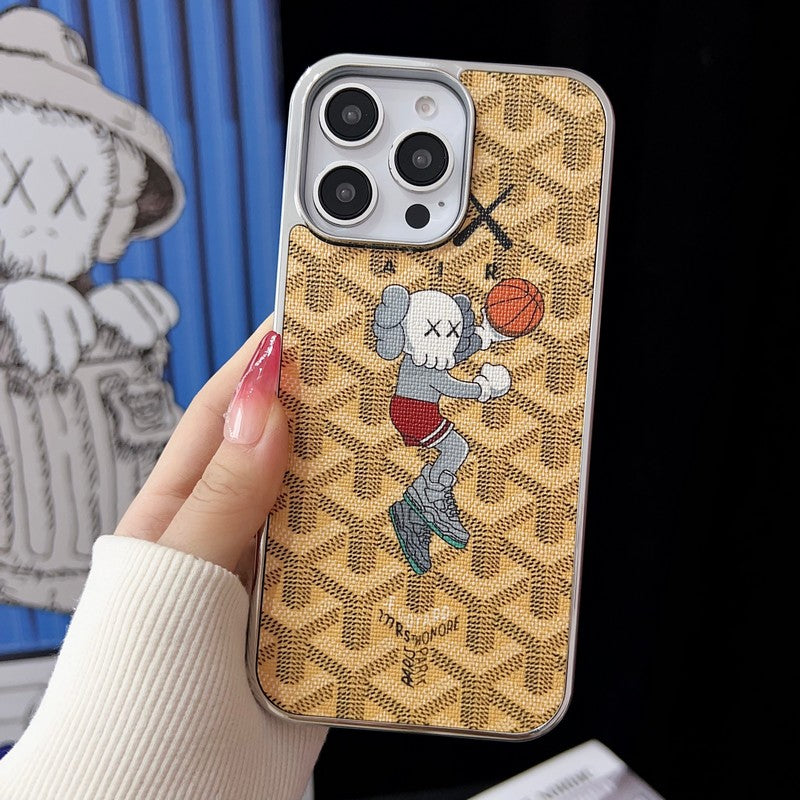 Custodia per iPhone in oro bianco Goya x Kaw