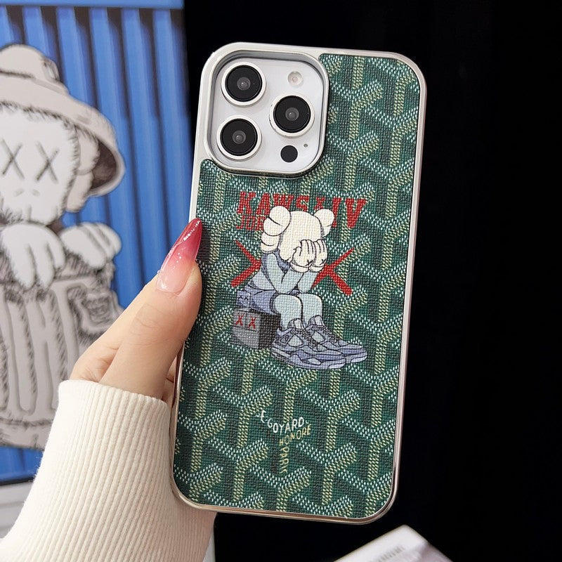 Custodia per iPhone in oro bianco Goya x Kaw