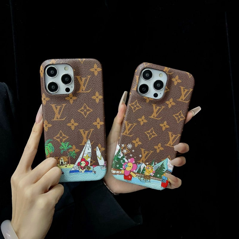 Lou kleuren iPhone-hoesje