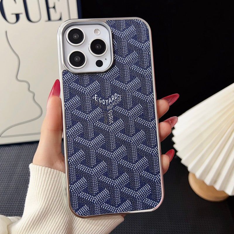 Capa para iPhone Goya multicolorida em ouro branco