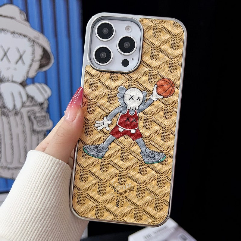 Custodia per iPhone in oro bianco Goya x Kaw