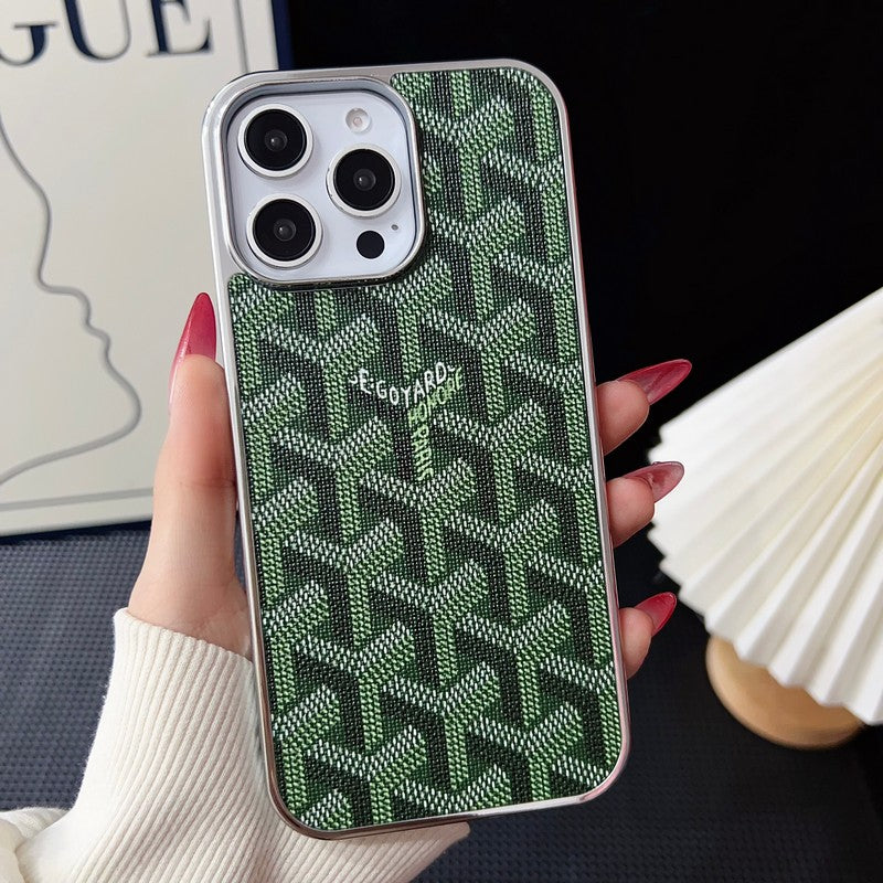 Capa para iPhone Goya multicolorida em ouro branco