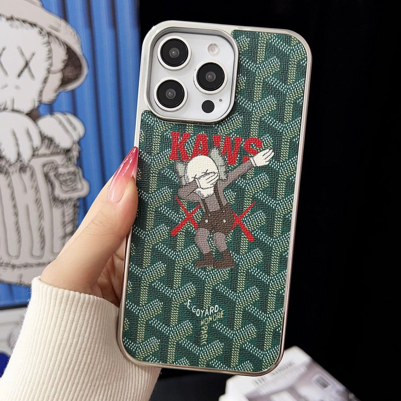 Custodia per iPhone in oro bianco Goya x Kaw