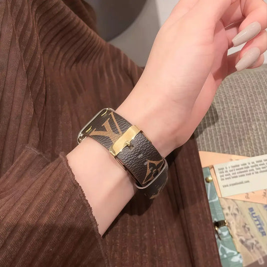 Luxury Leather Band for Apple Watch