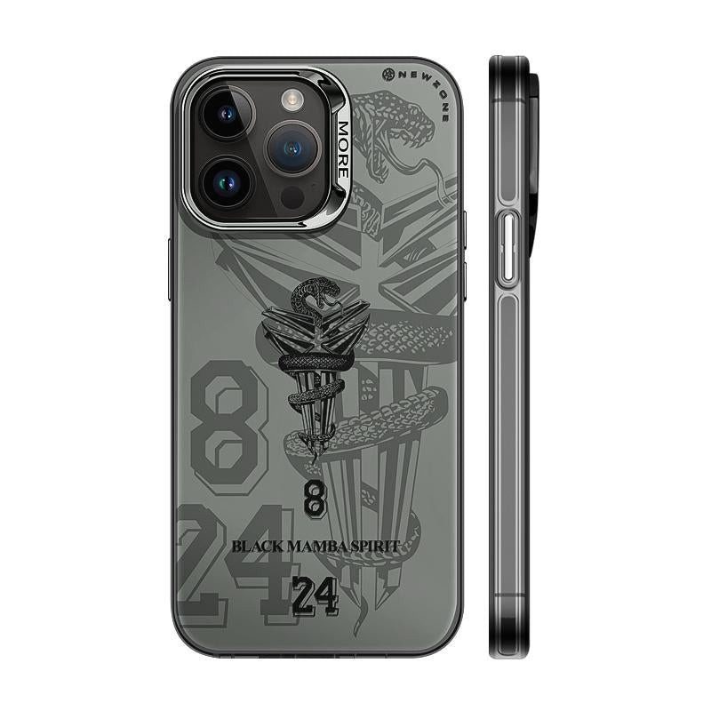 Coque iPhone unique 【Mamba noir commémoratif】