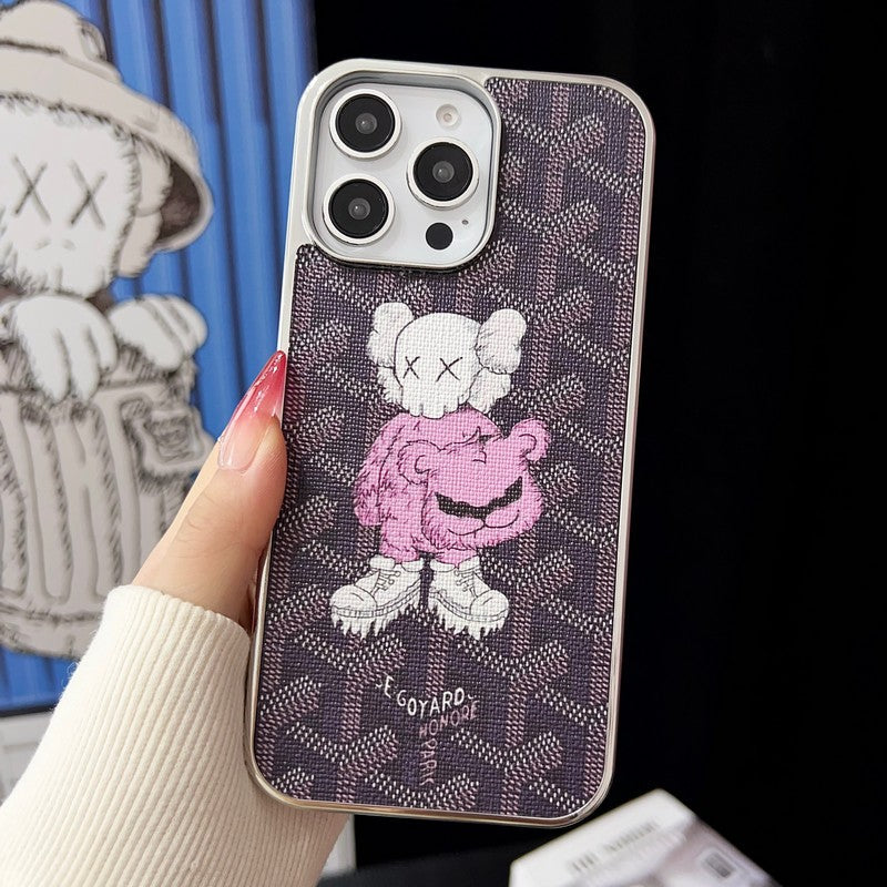 Custodia per iPhone in oro bianco Goya x Kaw