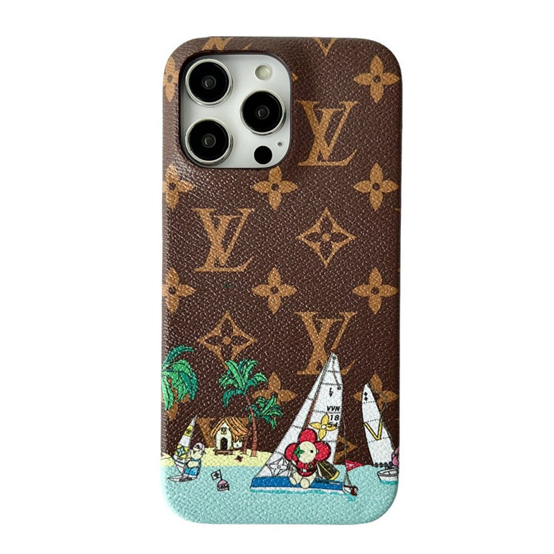 Lou kleuren iPhone-hoesje