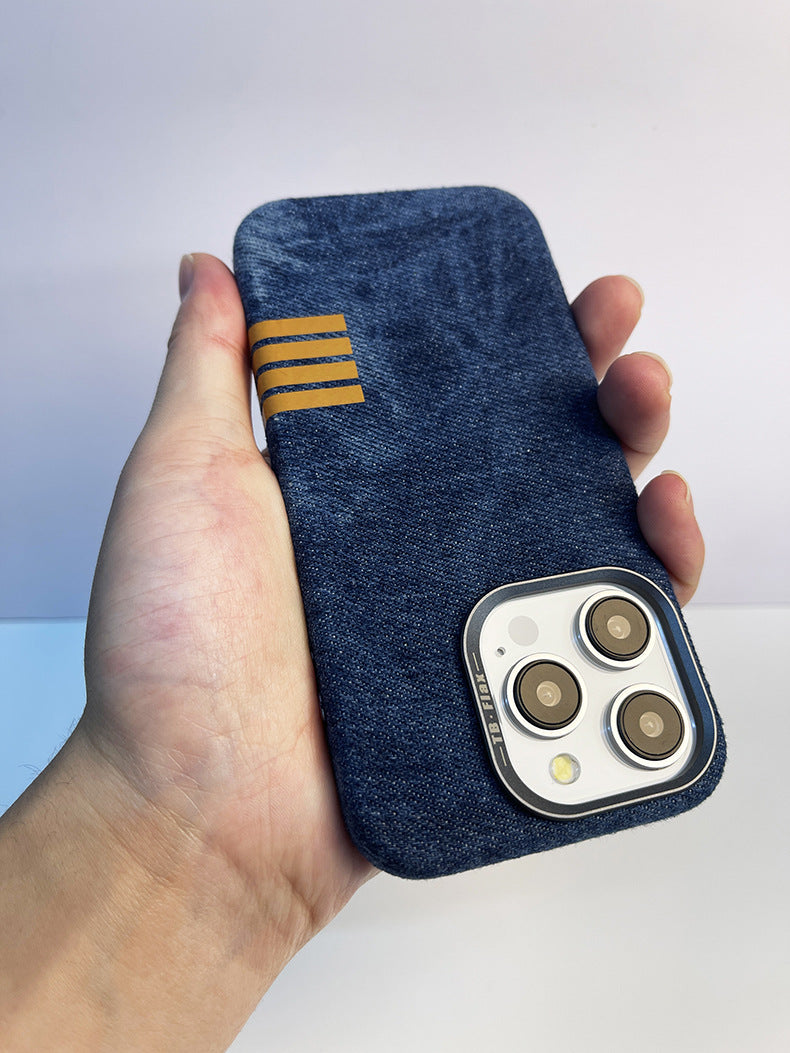 Premium vintage linned magnetisk telefoncover til iPhone