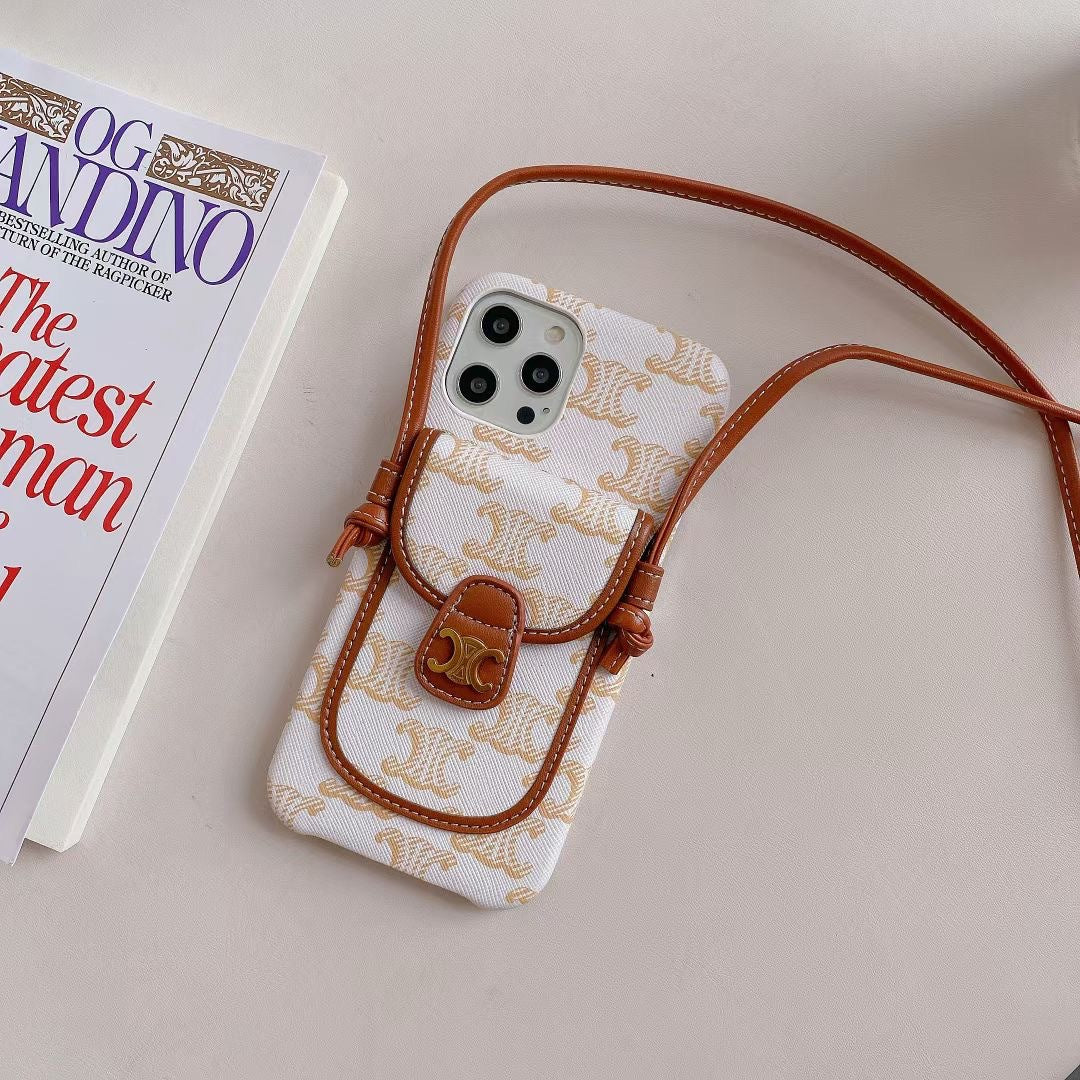 Cás Bán Celine iPhone Le Sealbhóir Cárta -LH240109