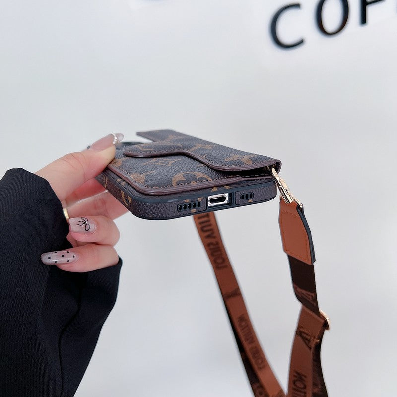 Etui na iPhone'a z bocznym uchwytem na karty Lou