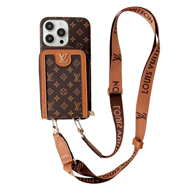 Etui na iPhone'a z łańcuszkiem na karty Lou GG