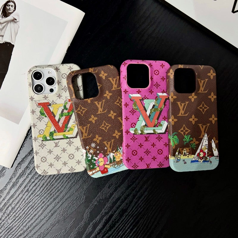 Lou kleuren iPhone-hoesje