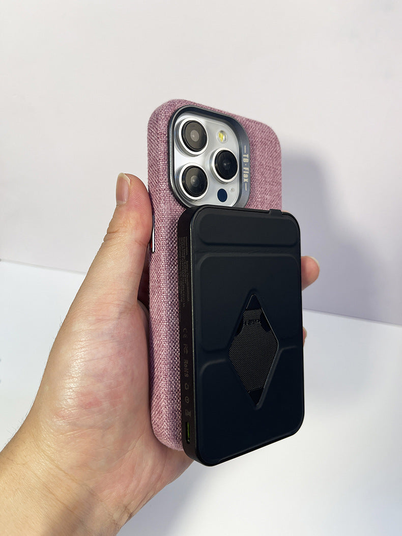 Premium vintage linned magnetisk telefoncover til iPhone