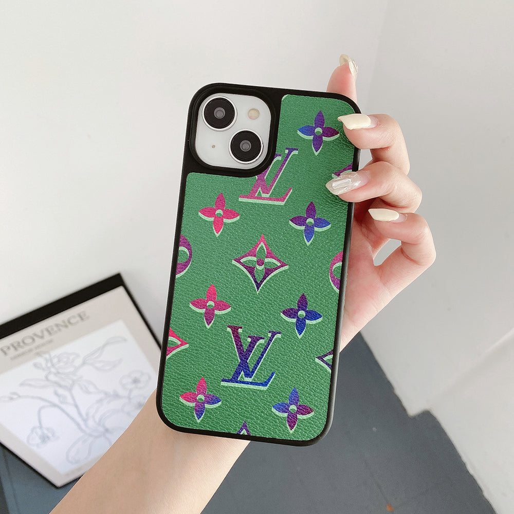 Lou farvet læder cover til iPhone