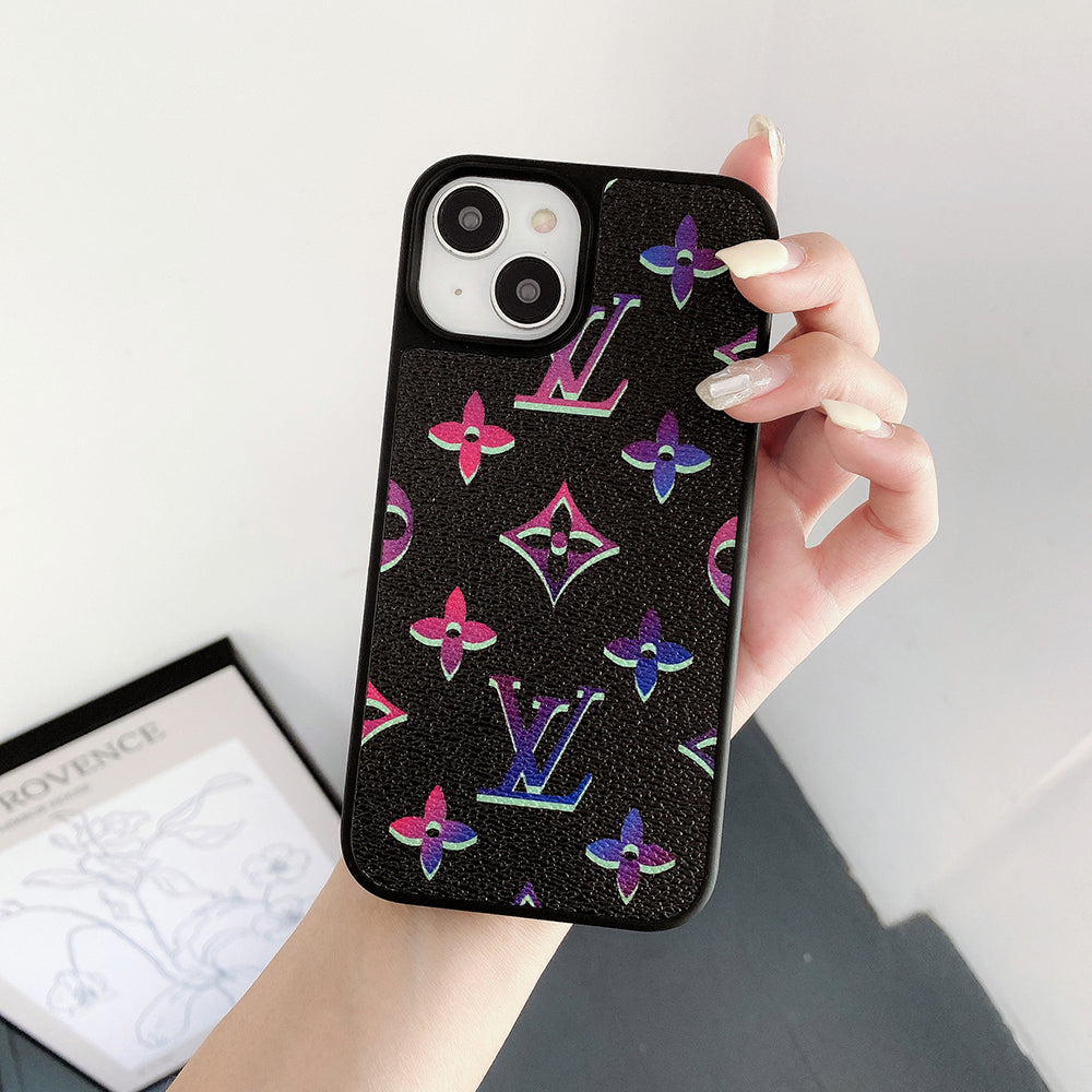 Lou farvet læder cover til iPhone