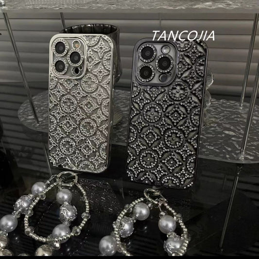 Luxury Diamond Embossed iPhone Case