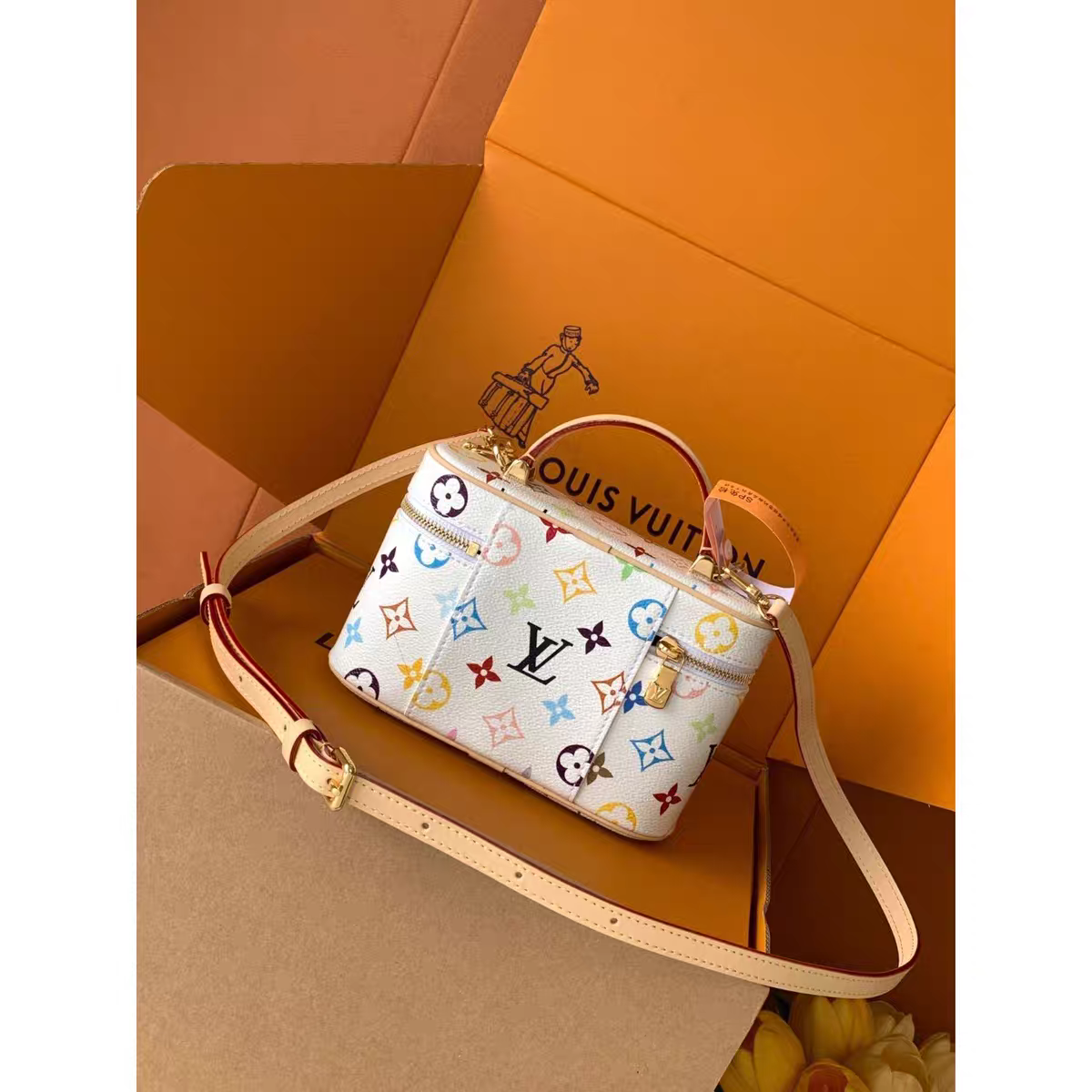 Bolsa de mão Box com inspiração vintage – Elegant Monogram Tote Box