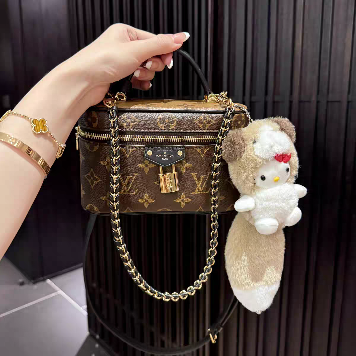 Bolsa de mão Box com inspiração vintage – Elegant Monogram Tote Box