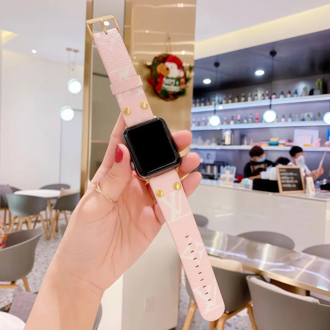 Luxury Leather Band for Apple Watch