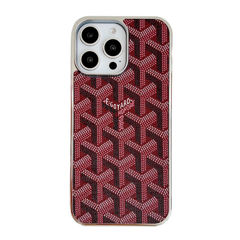 Capa para iPhone Goya multicolorida em ouro branco