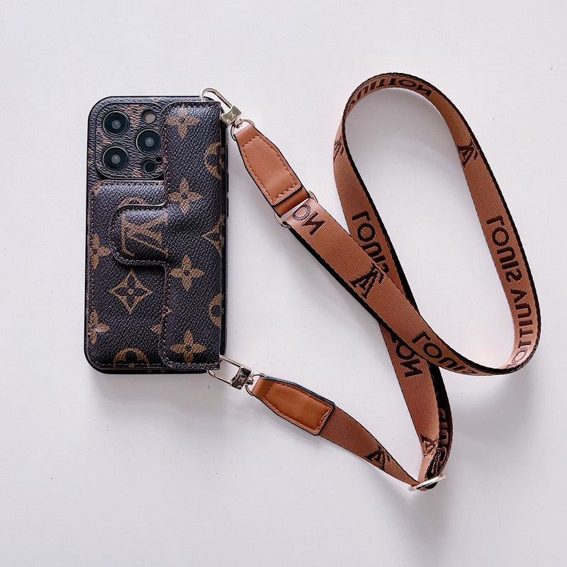 Etui na iPhone'a z bocznym uchwytem na karty Lou