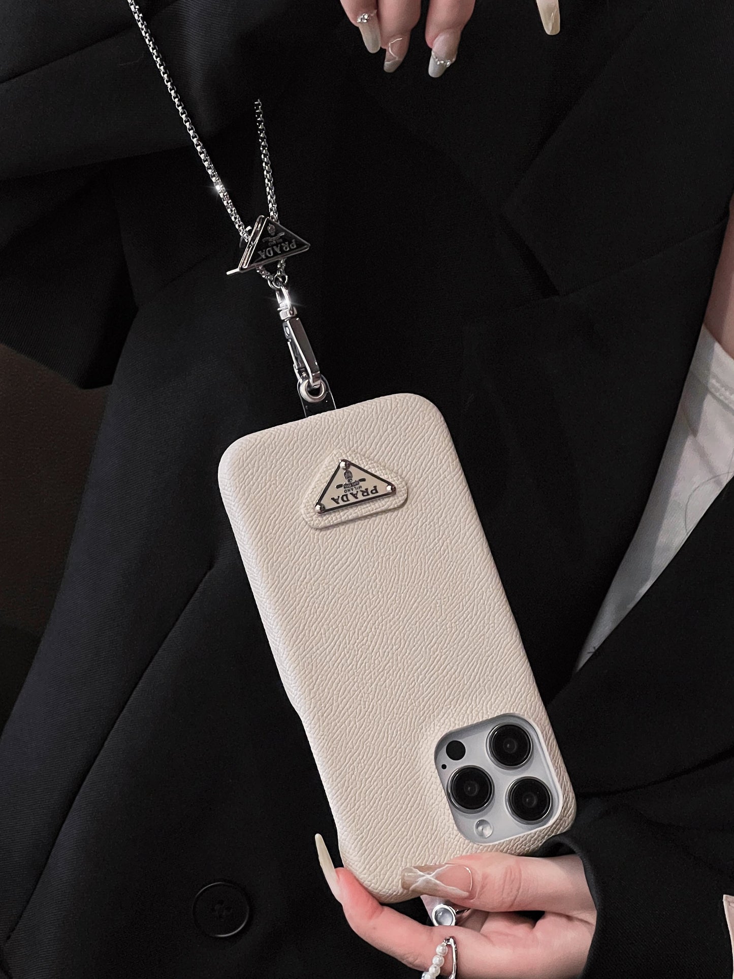 Pra Læder Crossbody iPhone etui