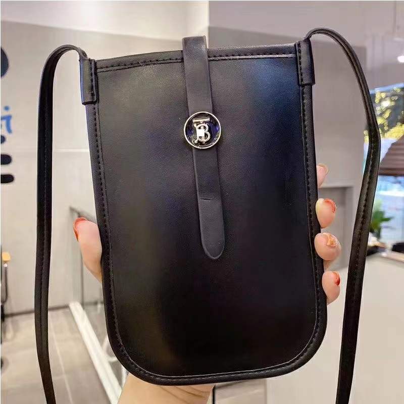 Crossbody nahkainen puhelinlaukku
