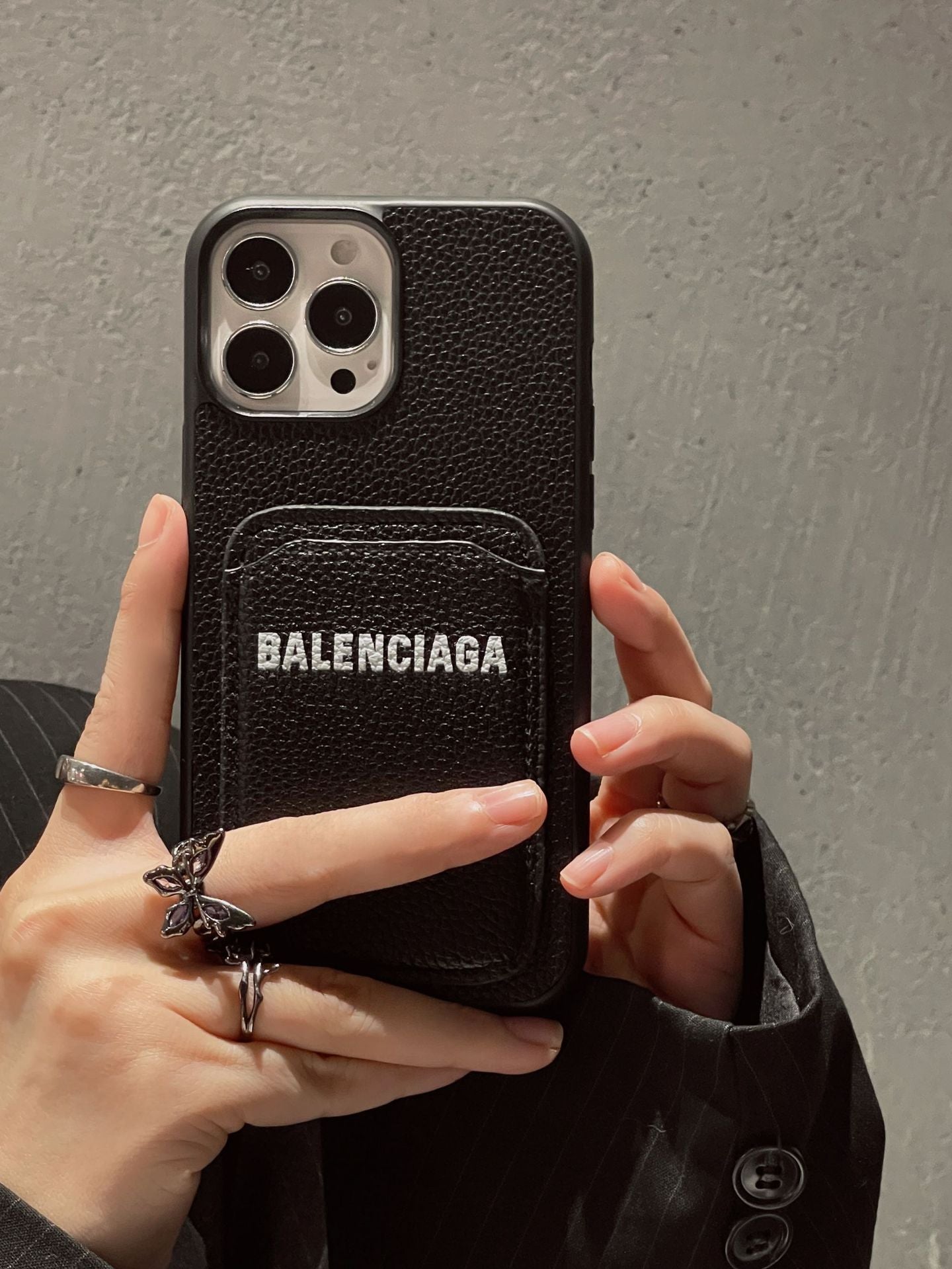BB kártyatartó bőr iPhone tok