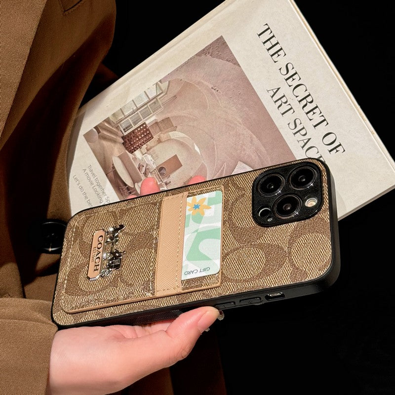Mála Cárta Coa Cás iPhone Leathar