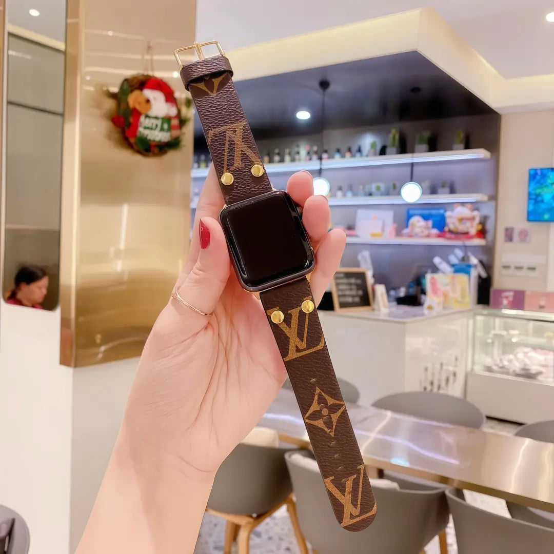 Luxury Leather Band for Apple Watch